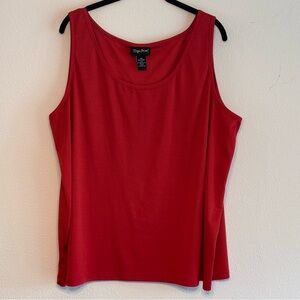 Maggie Barnes Women's Burnt Orange Women's Tank Top SZ 2X